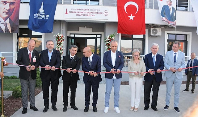 Kritik öneme sahip ALOSBİ itfaiye binası hizmete girdi
