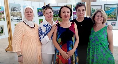 Çeşme'de ilgi çeken sergi