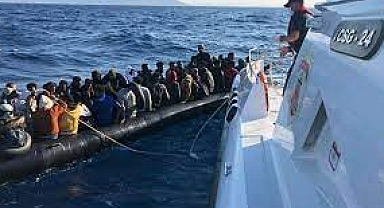 45 düzensiz göçmen kurtarıldı