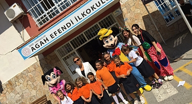 Agah Efendi İlkokulu yeni öğretim yılına oyunlarla başladı