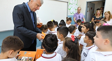 Başkan Engin, miniklerin okul heyecanına ortak oldu
