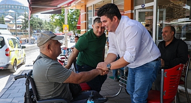 Buca'da esnaf ziyaretleri hız kesmiyor
