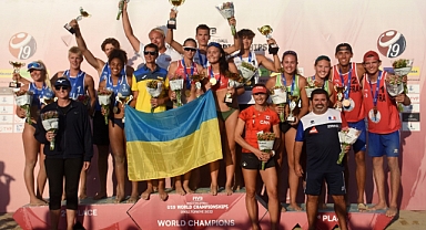 Dikili'de zafer Ukrayna ve Letonya'nın