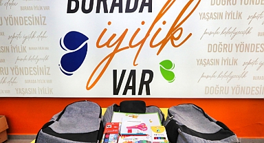 Gaziemirli öğrencilere kırtasiye desteği