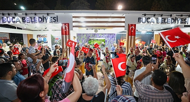 İEF’teki Buca standında 9 Eylül coşkusu