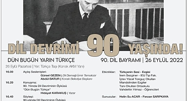 İzmir'de 90. Dil Bayramı Kutlanacak