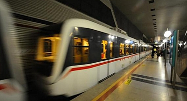 İzmir metrosunda korku dolu anlar!