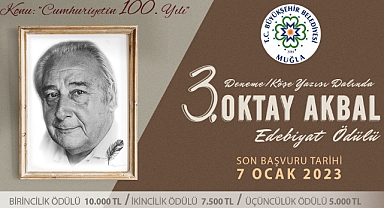 Oktay Akbal Edebiyat Ödülü başvuruları başladı