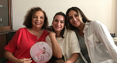 Selda Alkor yeni filmi için İzmir'de