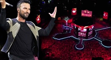 Tarkan konserinde şaşırtıcı olay: Bir vatandaş sahneye atladı
