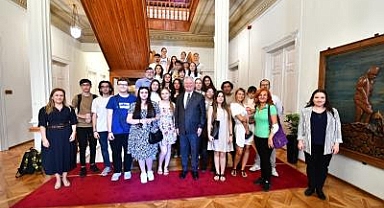 Türk ve Alman öğrenciler Özuslu’yu ziyaret etti