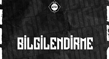 Altay'dan tek maçlık loca