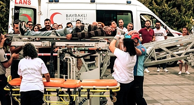 Bayraklı Belediyesinde yangın tatbikatı