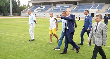EÜ 20 Mayıs Stadyumu çimleri yeni sezona hazır!