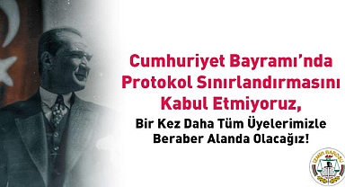 İzmir Barosu’ndan Valiliğe: “Cumhuriyet Bayramı’nda Protokol Sınırlandırmasını Kabul Etmiyoruz”