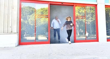 İzmir Büyükşehir Belediyesi’nden yangın tatbikatı