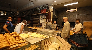 Narlıdere'de fırınlara şafak denetimi 