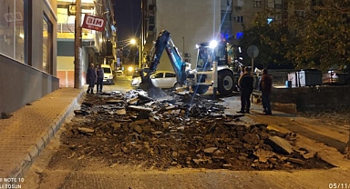 Bayraklı’ya bir ayda 500 ton asfalt 