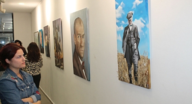 EÜ Güzel Sanatlar Eğitimi Bölümünün “İzinde İz Bırakmak” sergisi sanatseverlerle buluştu 