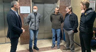 Göztepe'de Ankersen'den yaralı taraftara ziyaret