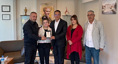 İZTUMED'den Olgun Atila'ya ziyaret