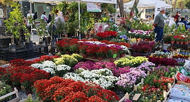 Karşıyaka'yı çiçek kokusu sardı 