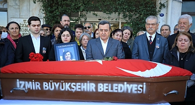 Nurten Serhadbeyi’ne Konak Belediyesi’nde son veda