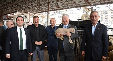 Torbalı’daki 59 üreticiye 214 küçükbaş desteği