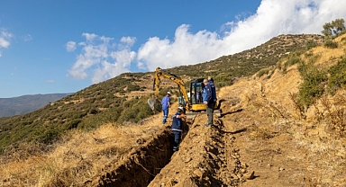 İZSU Ödemiş’in kırsal mahallelerinde su hatlarını yeniliyor