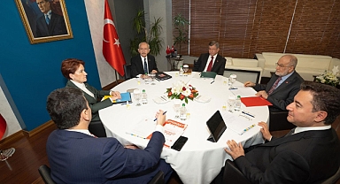 Altılı Masa onuncu kez buluşuyor: Gündem program ve anayasa 