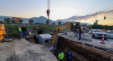 Taşkın riskine karşı menfezler genişletildi