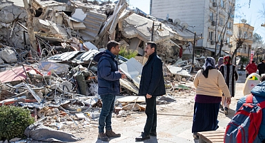 Başkan Kırgöz'den deprem bölgesi ziyareti