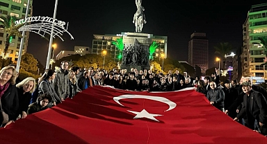 İYİ Parti İzmir İl Başkanlığı Teröre Lanet Yürüyüşü Düzenledi