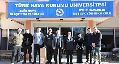 İnsansız Yangın söndürme uçağı için çalışan öğrencilere destek Efes Selçuk Belediyesi'nden