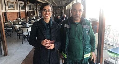 Konak Belediyesi çalışanından örnek davranış