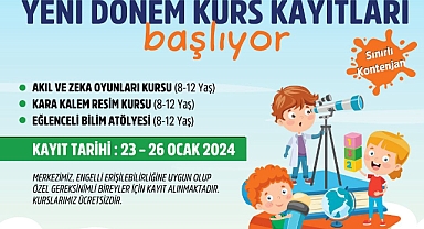 Sarnıç Toplum Merkezi’nde çocuk kurslarının kayıtları başladı