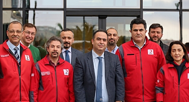 Türk Kızılayı'ndan Bayraklı Şehir Hastanesi'ne ziyaret