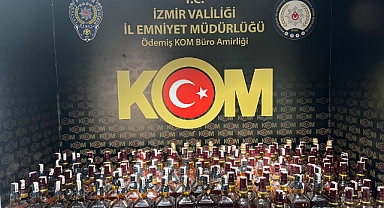 İzmir polisinden alkol kaçakçılarına operasyon