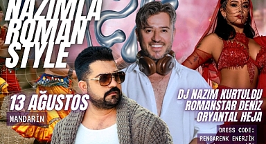 Fenomen DJ ve Influencer Nazım Kurtuldu’dan İzmir’de Rengarenk Roman Style Gecesi!