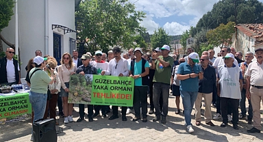 Güzelbahçeliler 'Yaka Ormanı'na sahip çıkılmasını istiyor