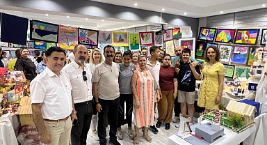 Hamdullah Suphi Tanrıöver Ortaokulu’nda Yıl Sonu Sergisi Yoğun İlgi Gördü